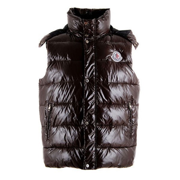 Moncler Donna Down gilet marrone uscita M51